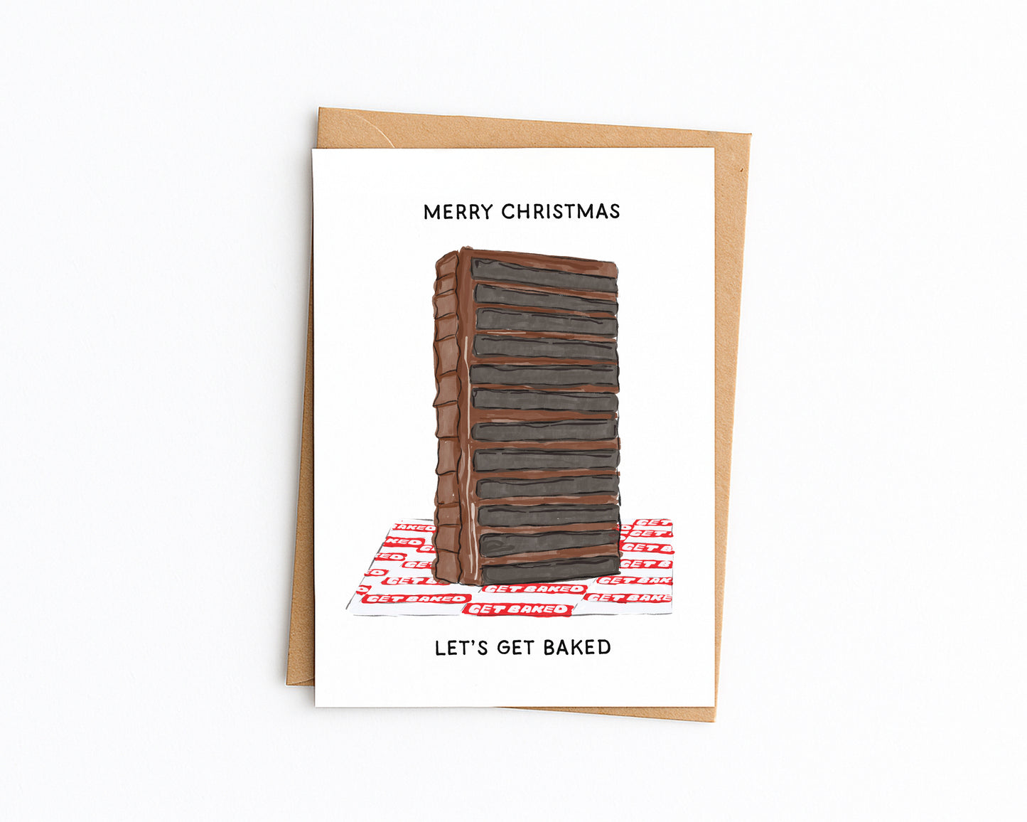 Get Baked Christmas Card