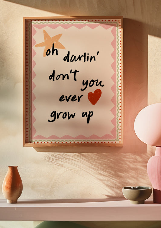 Taylor Swift inspired - Never Grow Up - Pink