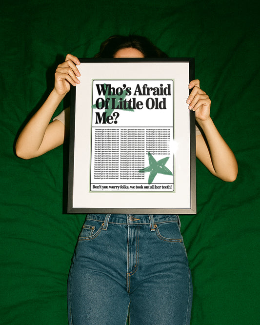 Taylor Swift inspired - Who's afraid?