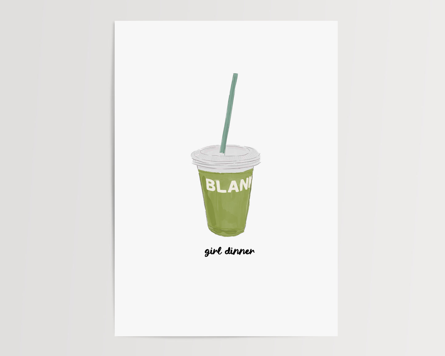 Girl dinner - Blank st