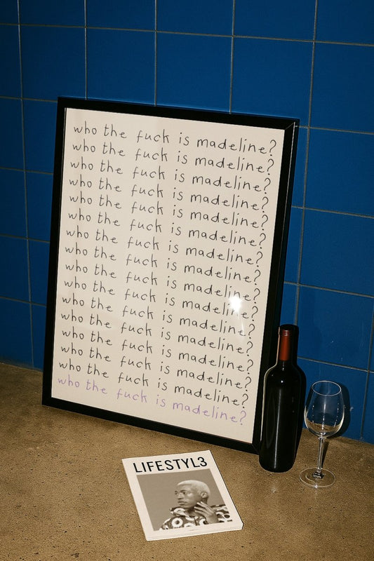 Madeline - A5 - White - Print - Thursday's Child