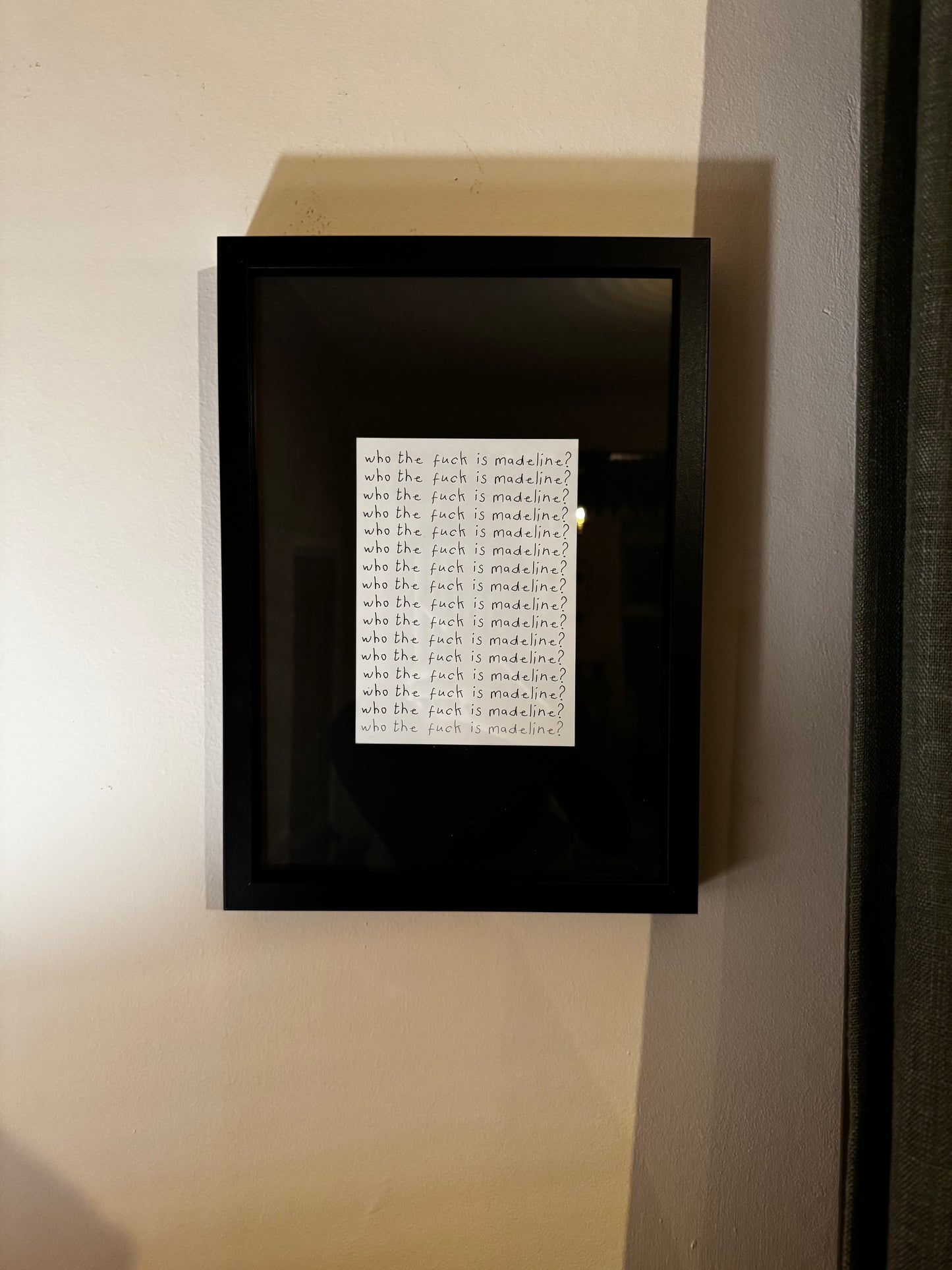 Madeline - Framed artwork