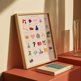 A - Z Swiftie print - A4 - Black - Print - Thursday's Child