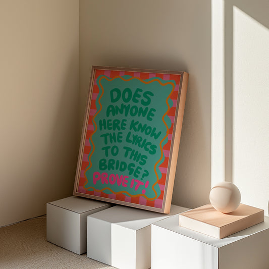 Lyrics to this Bridge