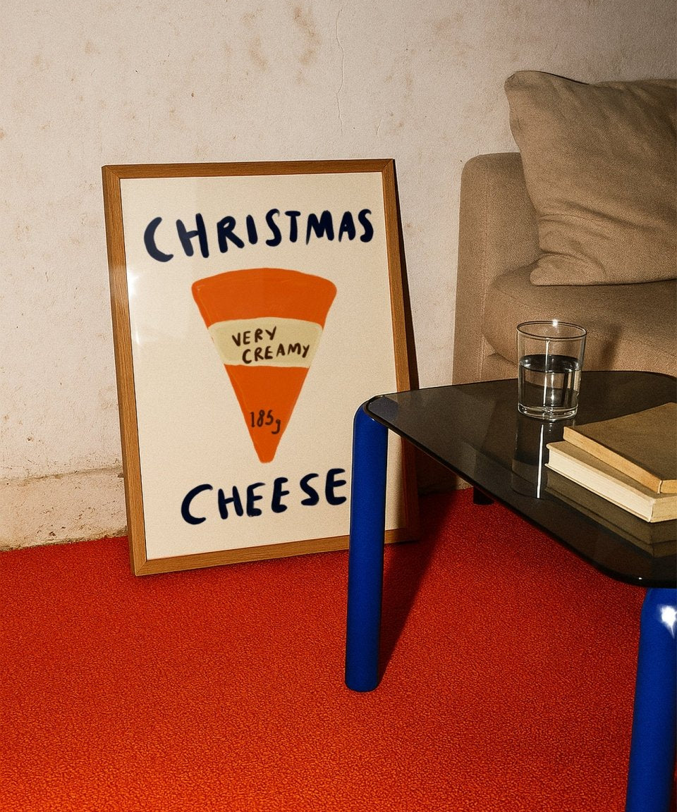 Christmas cheese - A5 - Print - Thursday's Child