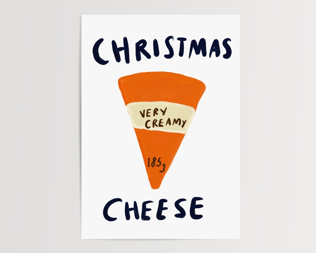 Christmas cheese - A5 - Print - Thursday's Child
