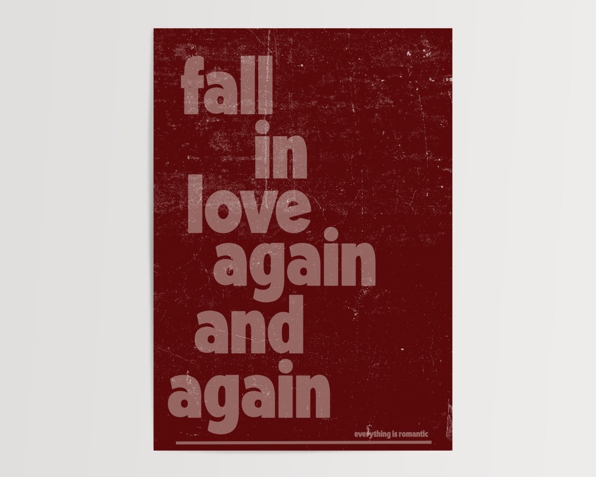 Fall in love - A5 - Print - Thursday's Child