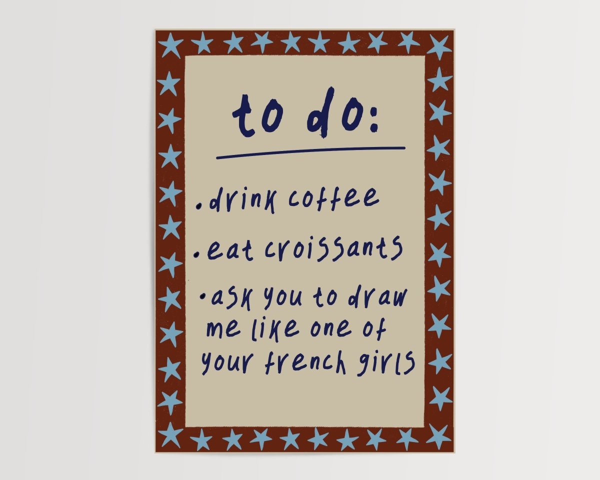 French girls - A5 - Print - Thursday's Child