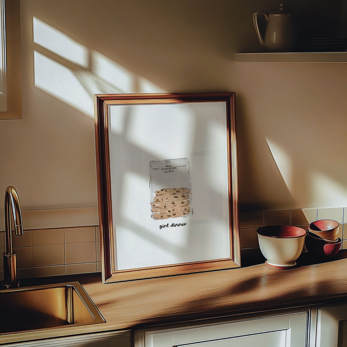 Girl dinner - Cookies - Digital Download - Print - Thursday's Child