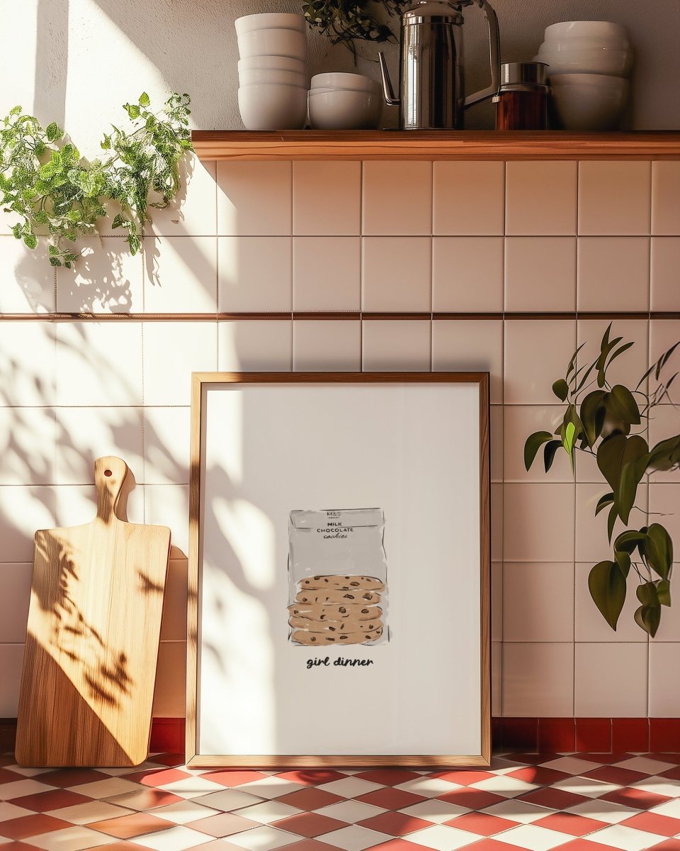Girl dinner - Cookies - Digital Download - Print - Thursday's Child