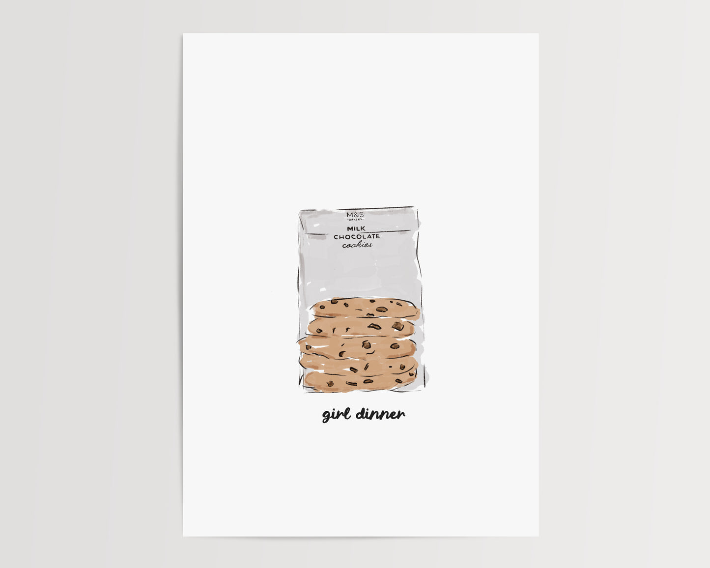 Girl dinner - Cookies