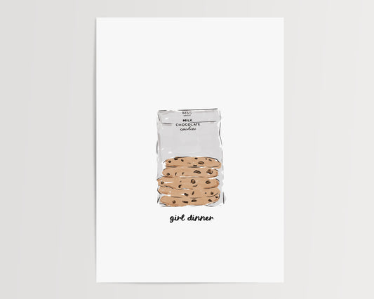 Girl dinner - Cookies