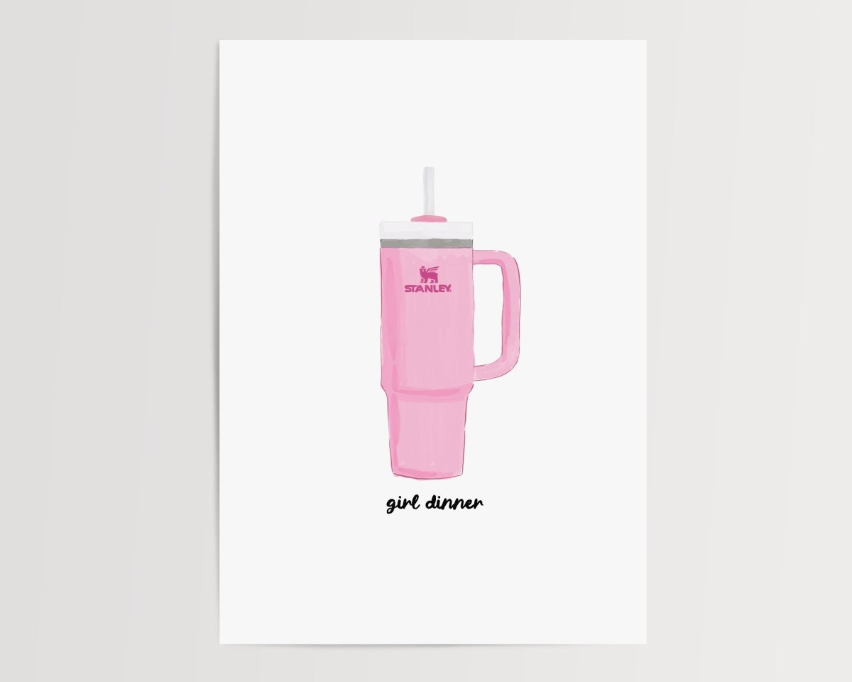 Girl dinner - Stanley - Digital Download - Print - Thursday's Child