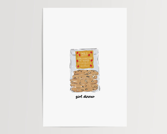 Girl dinner - Gingerbread cookies