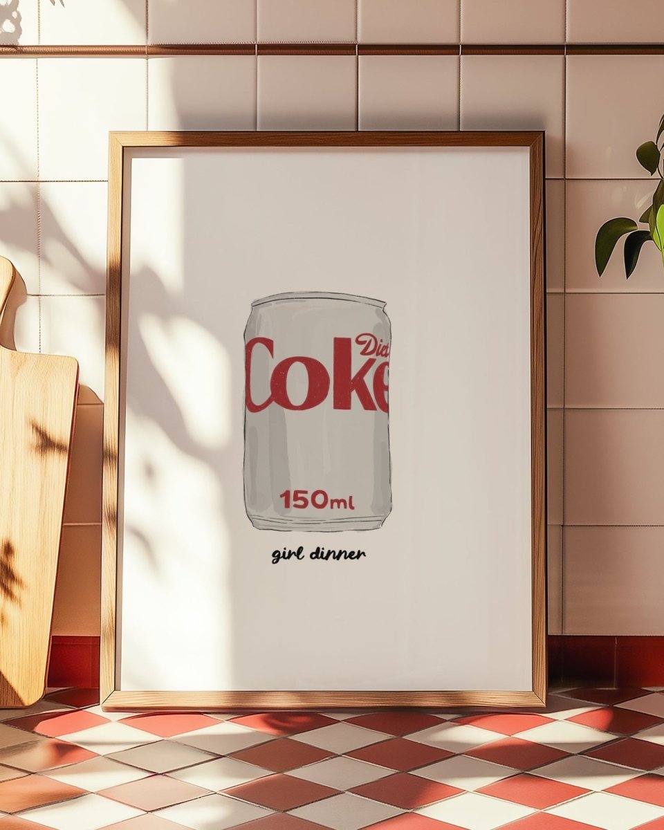 Girl dinner - Coke - Digital Download - Print - Thursday's Child
