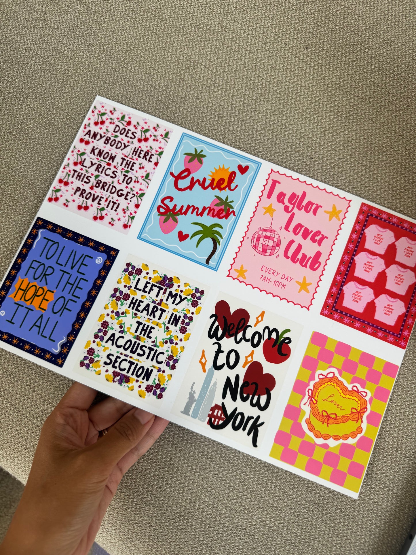 8 Mini Prints