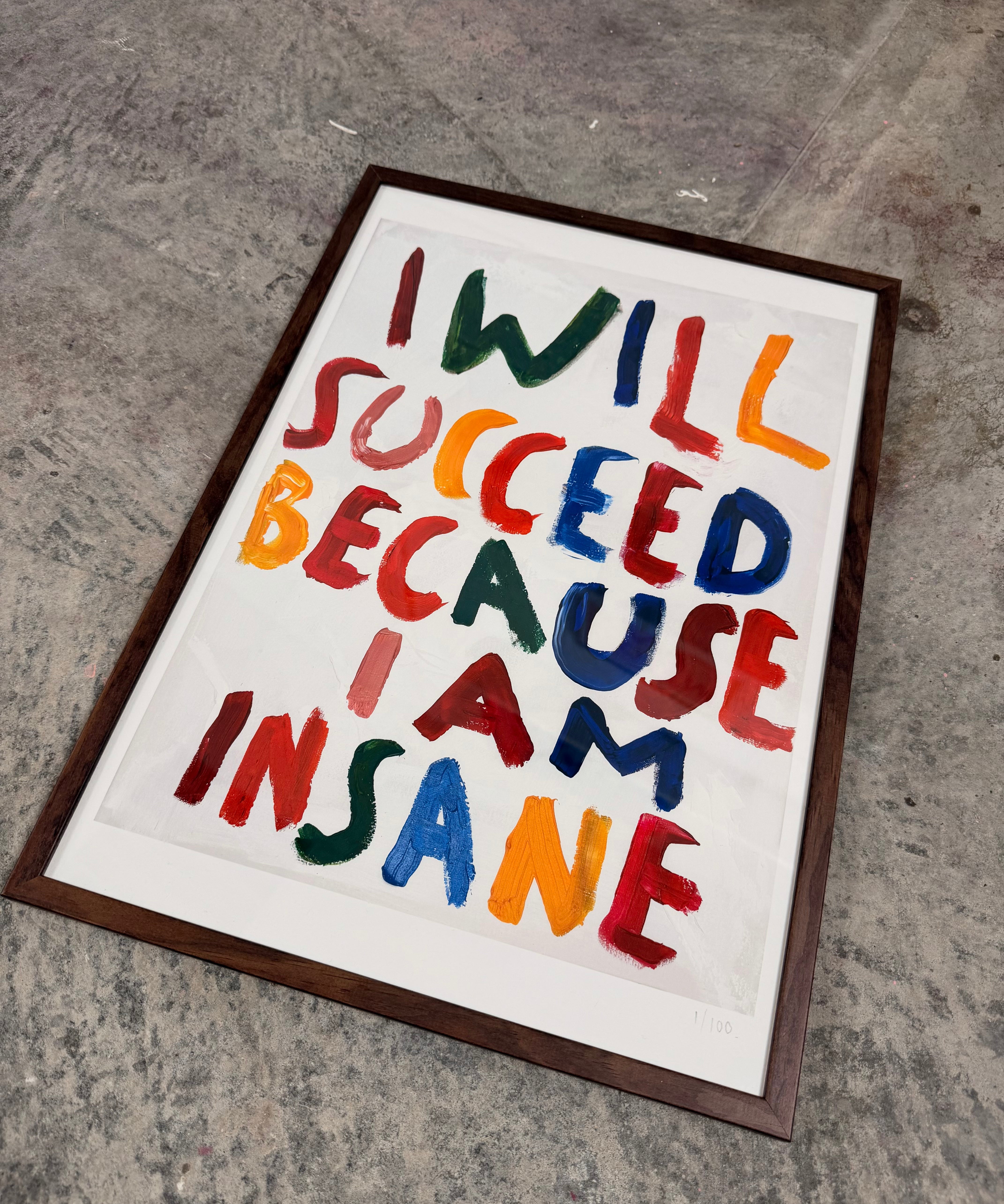 I will succeed - limited edition