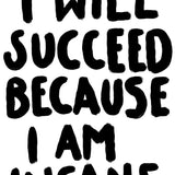 I am Insane - A5 - Black - Print - Thursday's Child