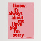 I love you, I'm sorry - A5 - Print - Thursday's Child