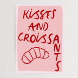 Kisses and croissants - Digital Download - Print - Thursday's Child