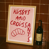 Kisses and croissants - Digital Download - Print - Thursday's Child