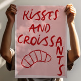 Kisses and croissants - Digital Download - Print - Thursday's Child