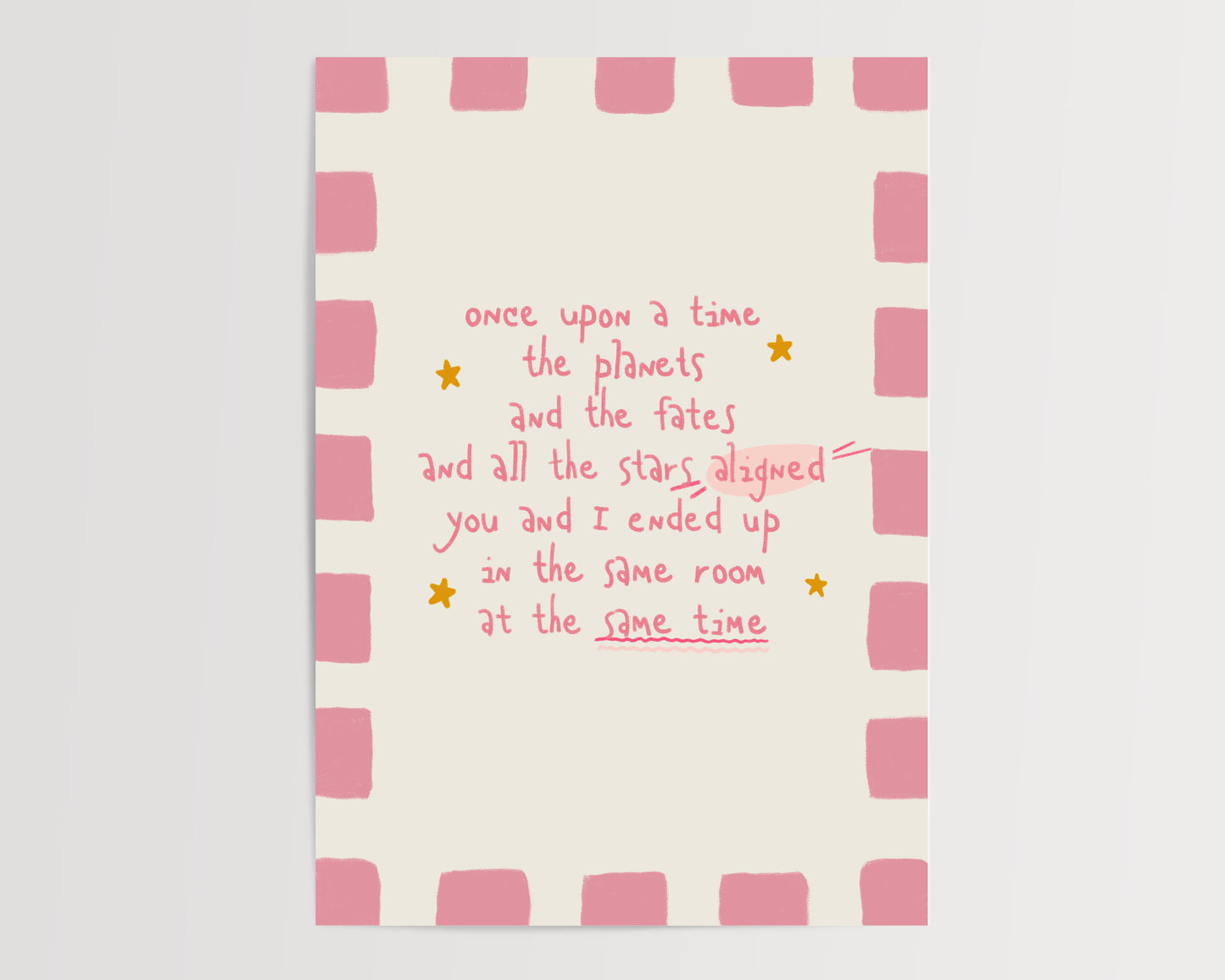 Once upon a time - Pink