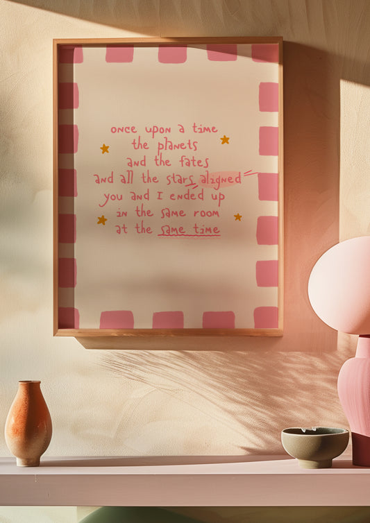 Taylor Swift inspired - Once upon a time - Pink