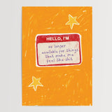 No longer available - A5 - Print - Thursday's Child