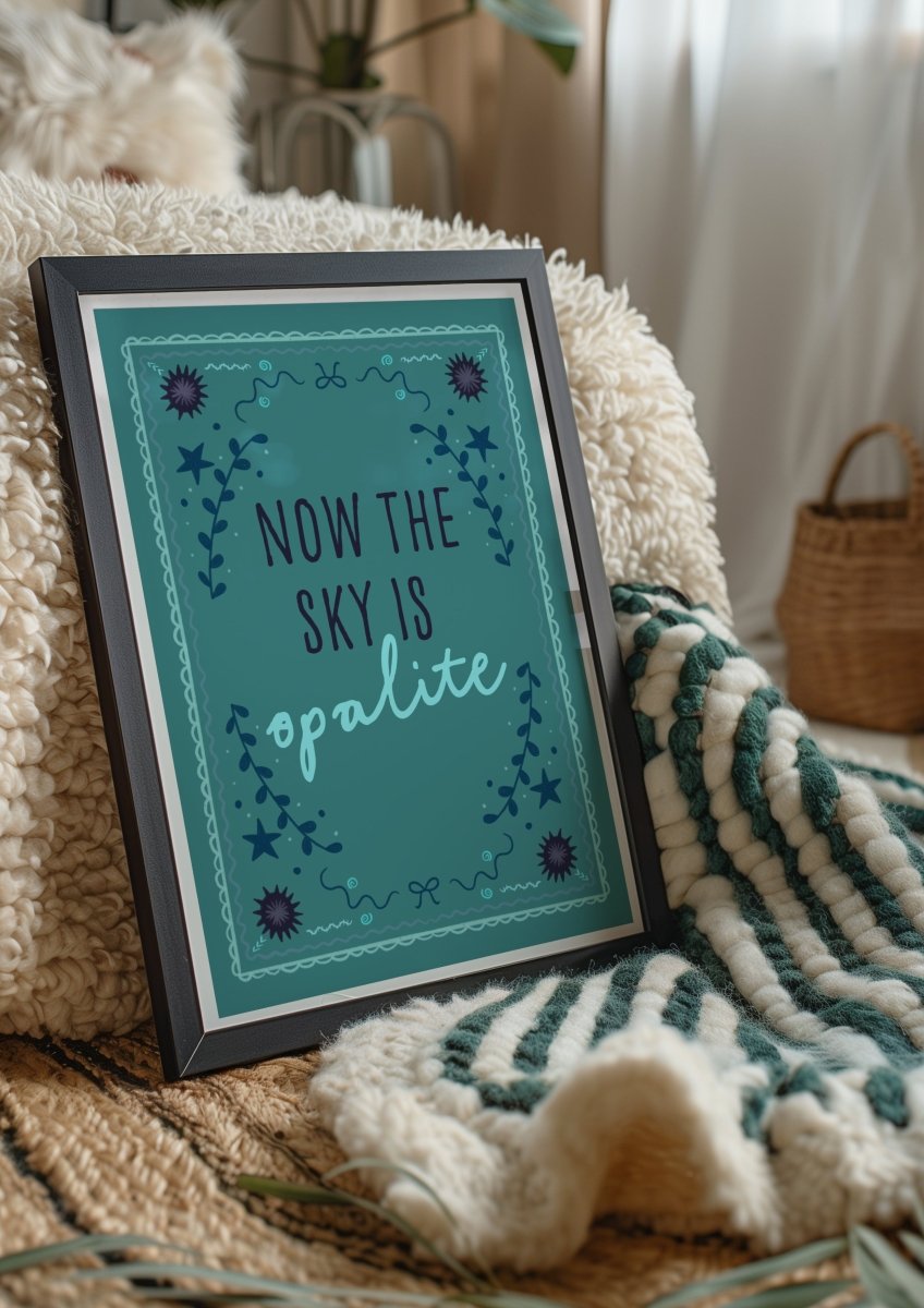 Opalite - blue - Digital Download - Print - Thursday's Child