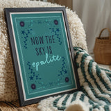 Opalite - blue - Digital Download - Print - Thursday's Child
