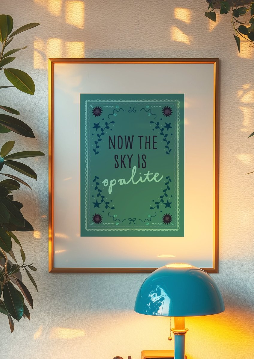 Opalite - blue - Digital Download - Print - Thursday's Child