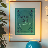 Opalite - blue - Digital Download - Print - Thursday's Child