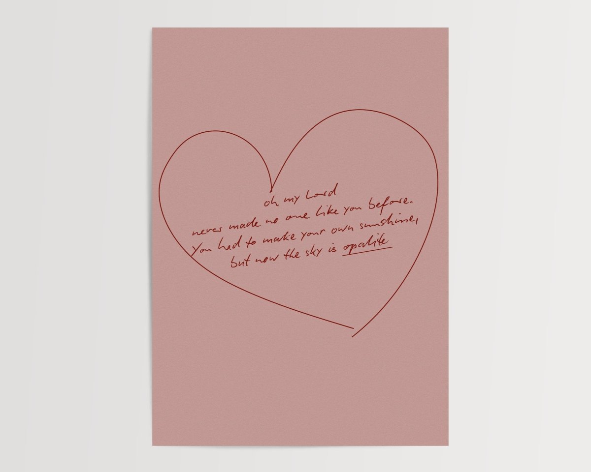 Opalite pink - Digital Download - Print - Thursday's Child