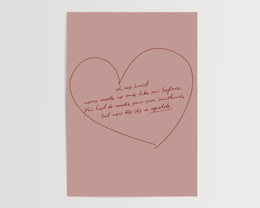 Taylor Swift inspired - Opalite pink