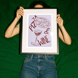 Pizza and wine - Digital Download - Print - Thursday's Child