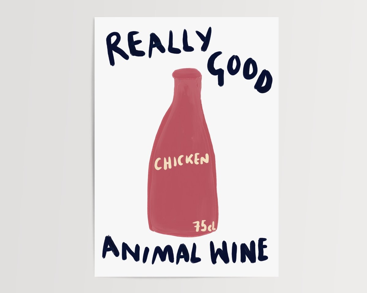 Animal wine - A5 - Print - Thursday's Child