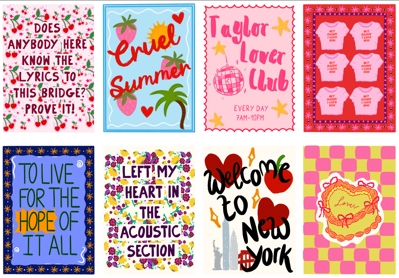 8 Mini Prints