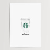 Girl dinner - Starbs - Digital Download - Print - Thursday's Child
