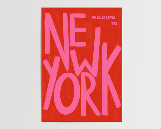 New York - Pink