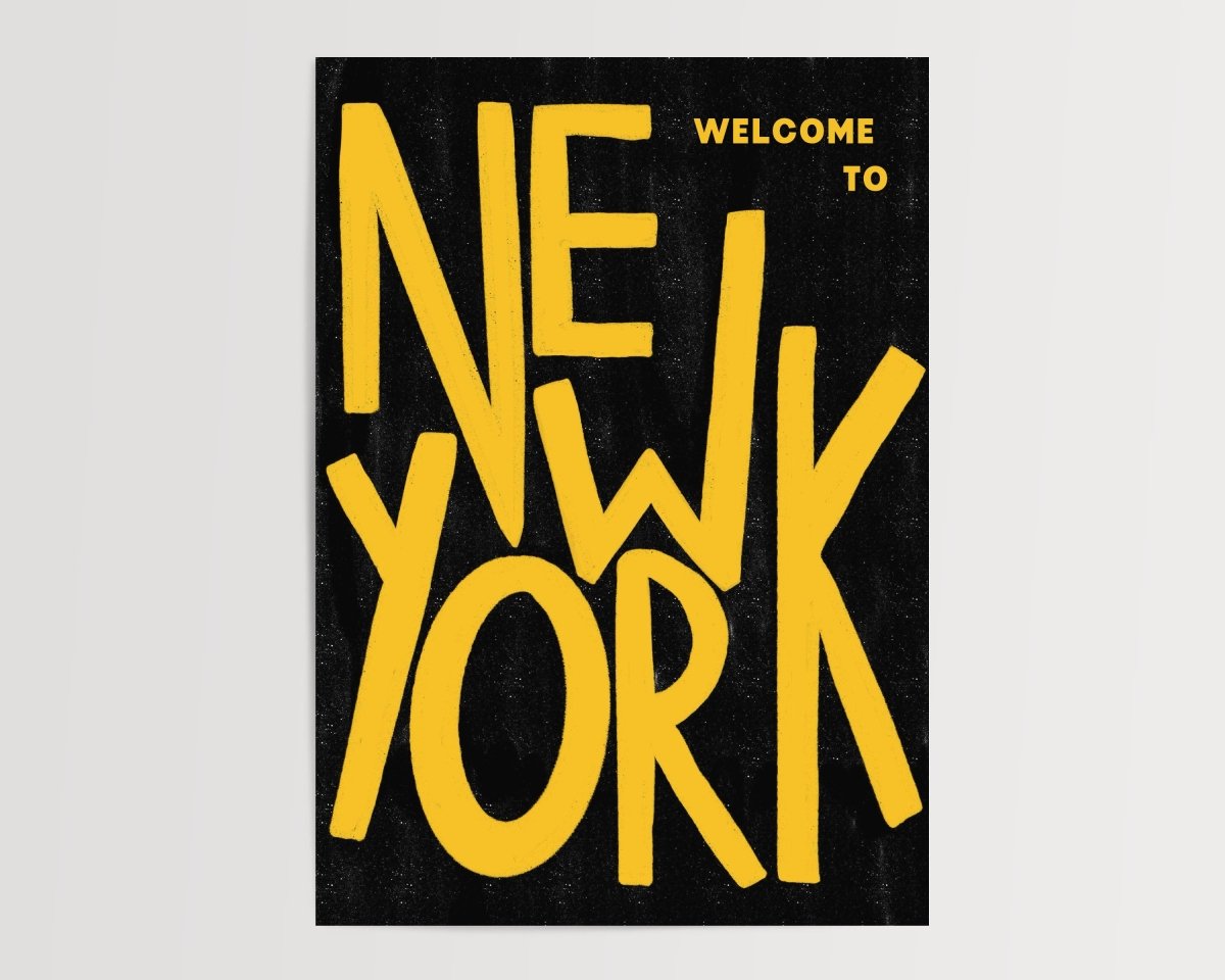 New York - A5 - Black - Print - Thursday's Child