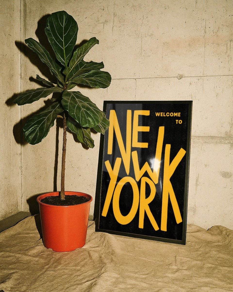 New York - A5 - Black - Print - Thursday's Child