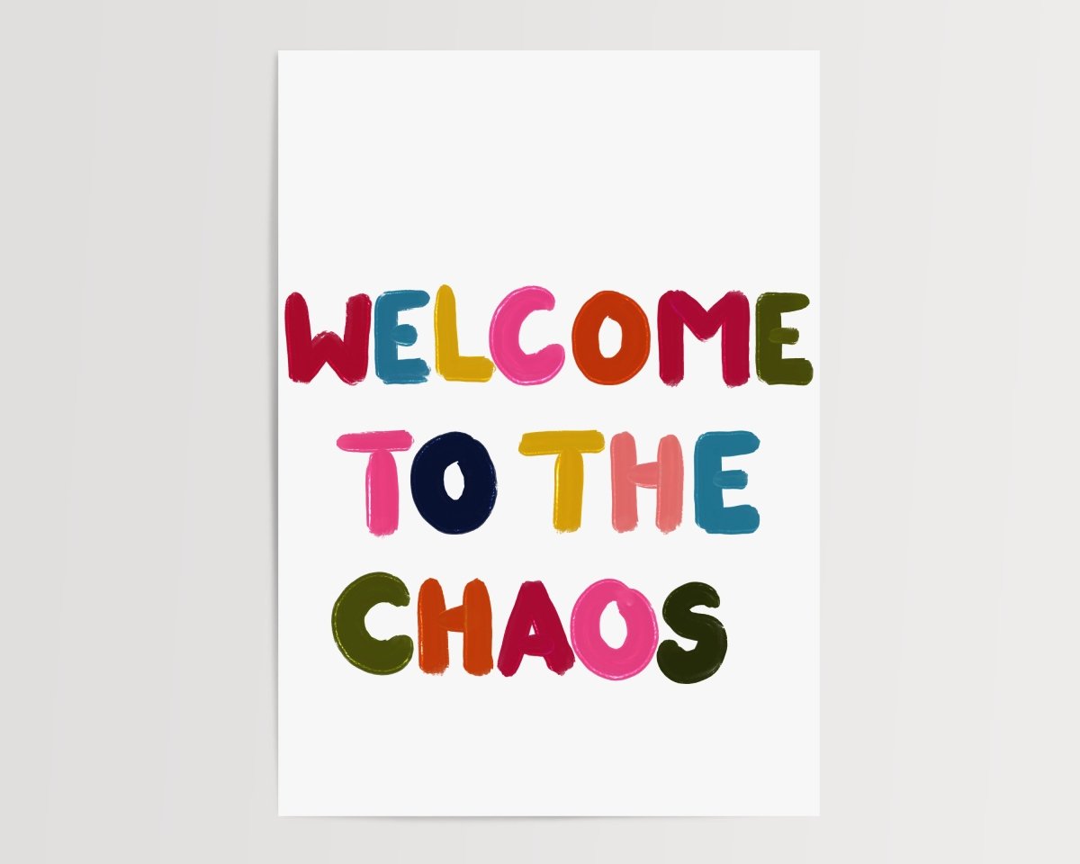Welcome to the chaos - A5 - Print - Thursday's Child