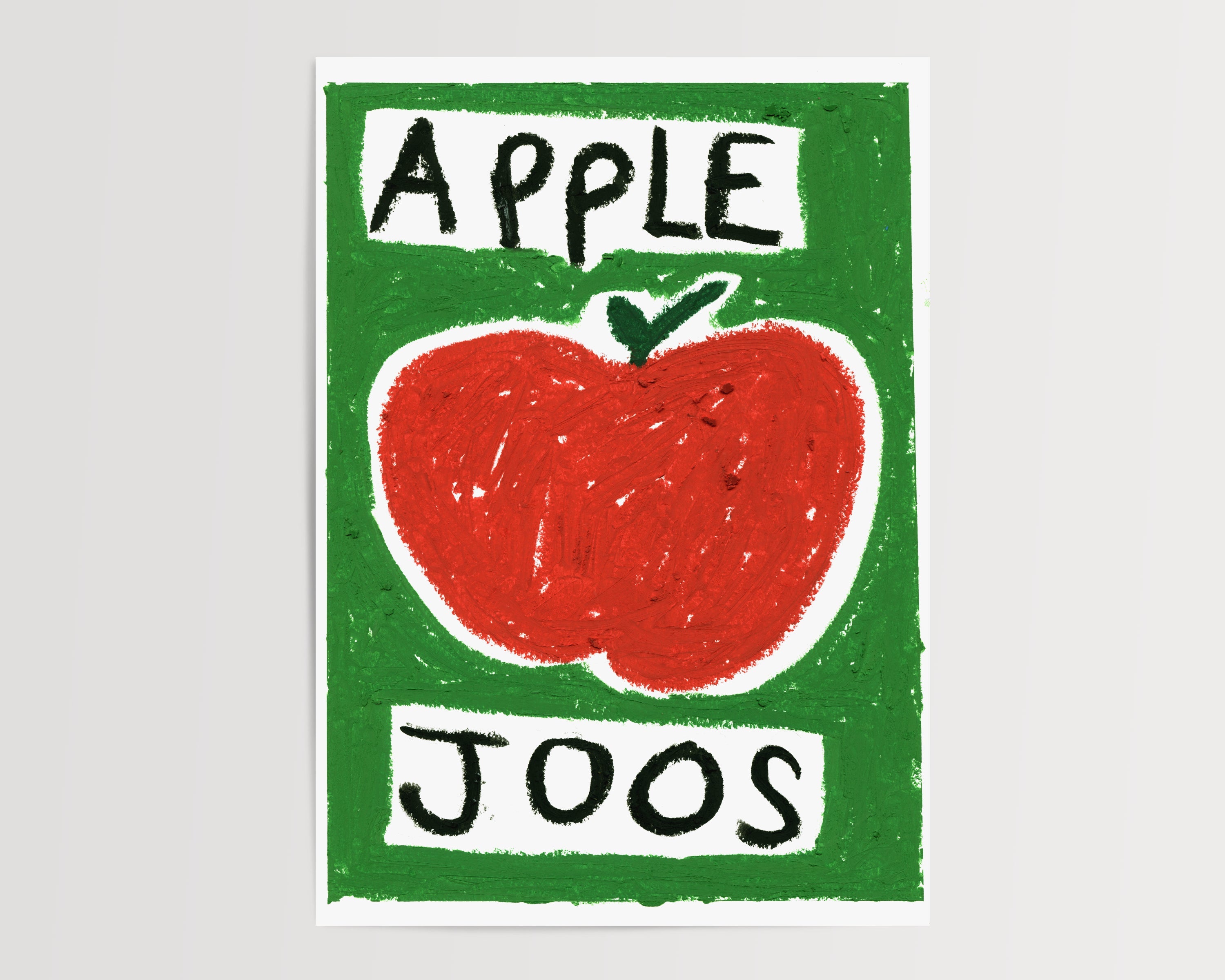 Apple Juice Oil Pastel Print - A5 - Print - Thursday's Child