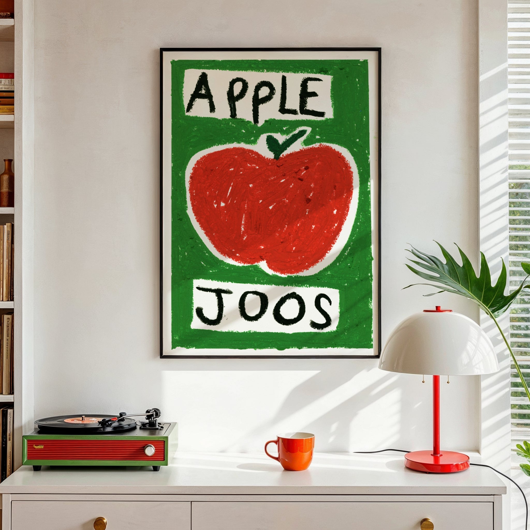 Apple Juice Oil Pastel Print - A5 - Print - Thursday's Child