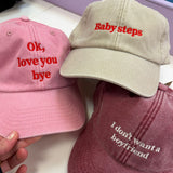 Baby steps cap - Baby steps - Vintage Sand - Clothing - Thursday's Child