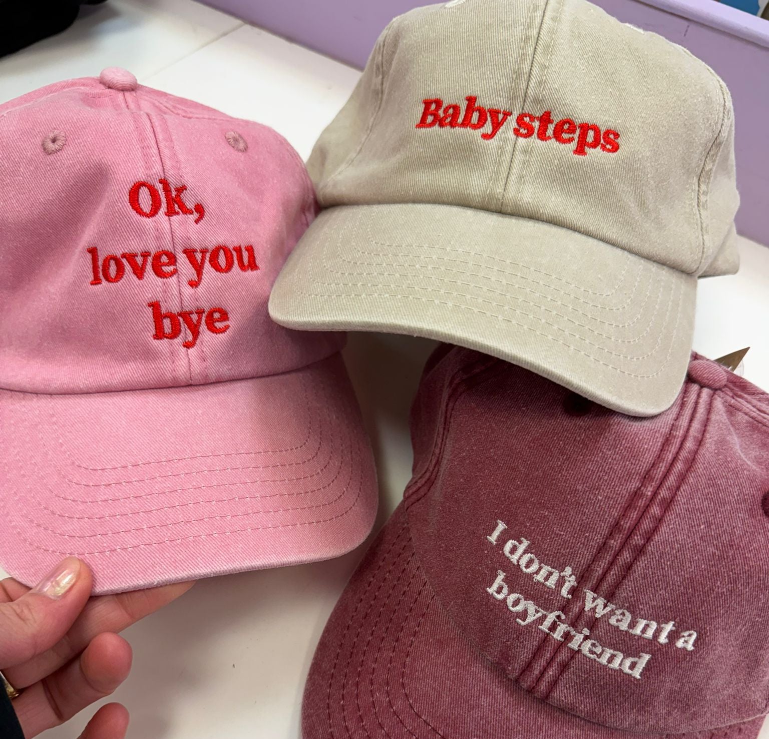 Baby steps cap - Baby steps - Vintage Sand - Clothing - Thursday's Child