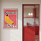 Banana split Oil Pastel Print - A5 - Print - Thursday's Child