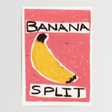 Banana split Oil Pastel Print - A5 - Print - Thursday's Child