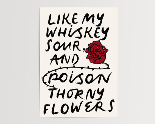 Taylor Swift inspired - Thorny flowers